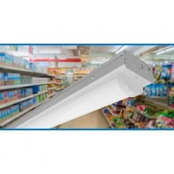 Flash Sale 🔥 LS1- 4 ft. High Output 425-Watt White Integrated LED Linear Strip Light in 4000K by NICOR 👍 17 Flash Sale 🔥 LS1- 4 ft. High Output 425-Watt White Integrated LED Linear Strip Light in 4000K by NICOR 👍 -NICOR Sales Store white nicor strip light fixtures ls1 10h unv 40 4f 1000