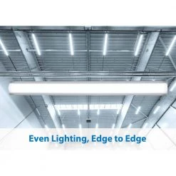 Cheapest 😉 LS1- 4 ft. 225-Watt White Integrated LED Linear Strip Light in 3000K by NICOR 🥰 -NICOR Sales Store white nicor strip light fixtures ls1 10s unv 30 1d 1000