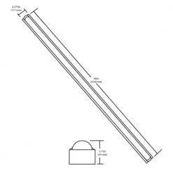 Brand new ⭐ LS1- 8 ft. 675-Watt White Integrated LED Linear Strip Light in 4000K by NICOR 💯 -NICOR Sales Store white nicor strip light fixtures ls1 8 10s unv 40 1f 1000