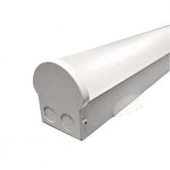 Discount 😉 8 ft. 600-Watt Equivalent White Integrated LED Linear Strip Light in 3500K by NICOR 👏 -NICOR Sales Store white nicor strip light fixtures lsc 8s unv 35 fa 1000