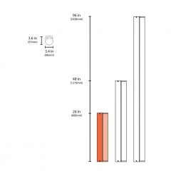 Cheapest 🥰 LSC 2 Ft. 150-Watt Equivalent Integrated LED White Selectable Strip Light by NICOR 🔔 -NICOR Sales Store white nicor strip light fixtures lscs12u 77 1000
