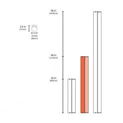 Discount ❤️ LSC 4 Ft. 300-Watt Equivalent Integrated LED White Selectable Strip Light by NICOR ⭐ -NICOR Sales Store white nicor strip light fixtures lscs14u 77 1000