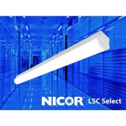 Discount ❤️ LSC 4 Ft. 300-Watt Equivalent Integrated LED White Selectable Strip Light by NICOR ⭐ -NICOR Sales Store white nicor strip light fixtures lscs14u fa 1000