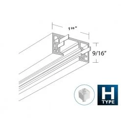 Flash Sale 🔔 4 ft. 3-Light White Linear Track Lighting Kit by NICOR 🎉 -NICOR Sales Store white nicor track lighting kits 10997wh 44 1000