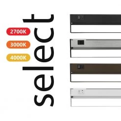 Buy ✨ NUC-5 Series 21.5 in. White Selectable LED Under Cabinet Light by NICOR 🎉 -NICOR Sales Store white nicor under cabinet lights nuc521swh 31 1000