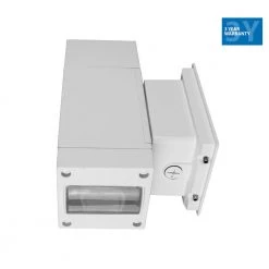 Wholesale 🤩 Dorado 90-Watt Equivalent Integrated LED White Outdoor Cylinder Wall Pack Light with Up/Down Fan Distribution, 3000K by NICOR ✨ -NICOR Sales Store white nicor wall pack lights owcf4n1036mv30wh a0 1000