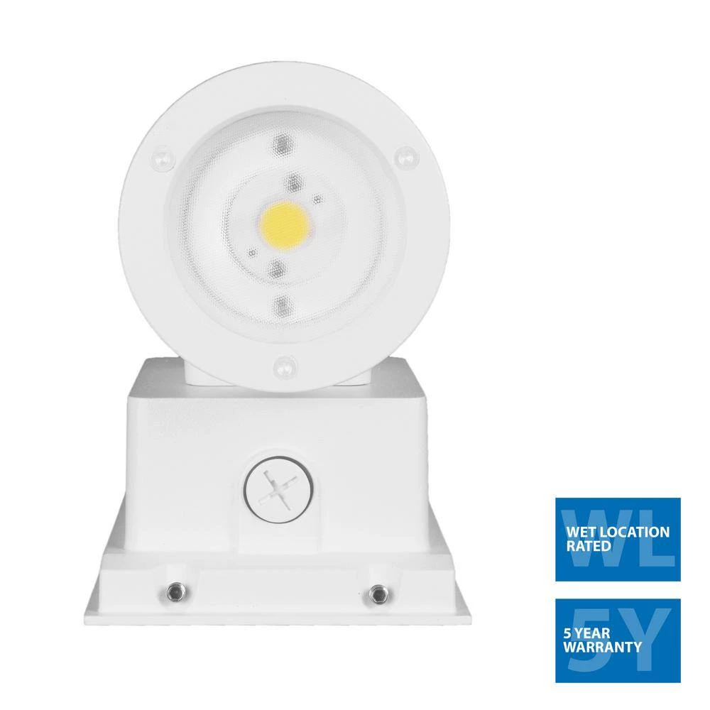 Deals ๐ Dorado 125-Watt Equivalent Round Integrated LED White Outdo or Cylinder Wall Pack Light, 4000K by NICOR ๐ 6 Deals ๐ Dorado 125-Watt Equivalent Round Integrated LED White Outdo or Cylinder Wall Pack Light, 4000K by NICOR ๐ - Image 4