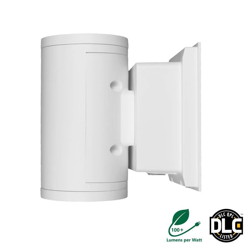 Deals ๐ Dorado 125-Watt Equivalent Round Integrated LED White Outdo or Cylinder Wall Pack Light, 4000K by NICOR ๐ 4 Deals ๐ Dorado 125-Watt Equivalent Round Integrated LED White Outdo or Cylinder Wall Pack Light, 4000K by NICOR ๐ - Image 2