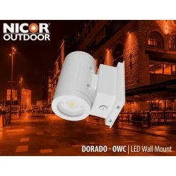 Flash Sale ✔️ Dorado 200-Watt Equivalent Round Integrated LED White Outdo or Cylinder Up/Down Wall Pack Light, 3000K by NICOR 💯 16 Flash Sale ✔️ Dorado 200-Watt Equivalent Round Integrated LED White Outdo or Cylinder Up/Down Wall Pack Light, 3000K by NICOR 💯 -NICOR Sales Store white nicor wall pack lights owcr4u1035mv30wh 1d 1000
