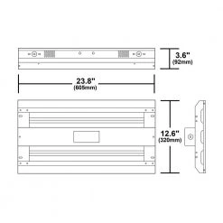 Hot Sale ๐ฅ 2 ft. 600-Watt Equivalent Integrated LED White High Bay Light 4000K by NICOR ๐ 17 Hot Sale ๐ฅ 2 ft. 600-Watt Equivalent Integrated LED White High Bay Light 4000K by NICOR ๐ -NICOR Sales Store white powder coat nicor high bay lights hbl3110unv40k 77 1000