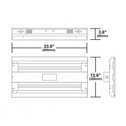 Best Sale 😍 2 ft. 700-Watt Equivalent Integrated LED White High Bay Light 4000K by NICOR ✔️ -NICOR Sales Store white powder coat nicor high bay lights hbl3162unv40k 77 1000