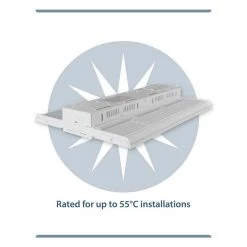 Best deal ⭐ HML1 1 ft. 600-Watt Equivalent Integrated LED White Slim High Bay Light 5000K by NICOR 🥰 15 Best deal ⭐ HML1 1 ft. 600-Watt Equivalent Integrated LED White Slim High Bay Light 5000K by NICOR 🥰 -NICOR Sales Store white powder coat nicor high bay lights hml1100u50a 66 1000