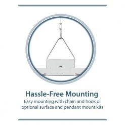 Best deal ⭐ HML1 1 ft. 600-Watt Equivalent Integrated LED White Slim High Bay Light 5000K by NICOR 🥰 13 Best deal ⭐ HML1 1 ft. 600-Watt Equivalent Integrated LED White Slim High Bay Light 5000K by NICOR 🥰 -NICOR Sales Store white powder coat nicor high bay lights hml1100u50a a0 1000