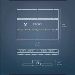 Best Pirce 🌟 HML1 1 ft. 700-Watt Equivalent Integrated LED White Slim High Bay Light with Sensor Socket 5000K by NICOR 🎁 -NICOR Sales Store white powder coat nicor high bay lights hml1150u50as 44 1000