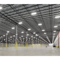 Best Pirce 🌟 HML1 1 ft. 700-Watt Equivalent Integrated LED White Slim High Bay Light with Sensor Socket 5000K by NICOR 🎁 -NICOR Sales Store white powder coat nicor high bay lights hml1150u50as fa 1000