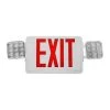 Outlet ⭐ ECL1 50-Watt Equivalent White Integrated LED Emergency Exit Sign with Remote Capability by NICOR 🛒 -NICOR Sales Store white red lettering nicor emergency exit lights ecl1 10 unv wh r2r 64 1000