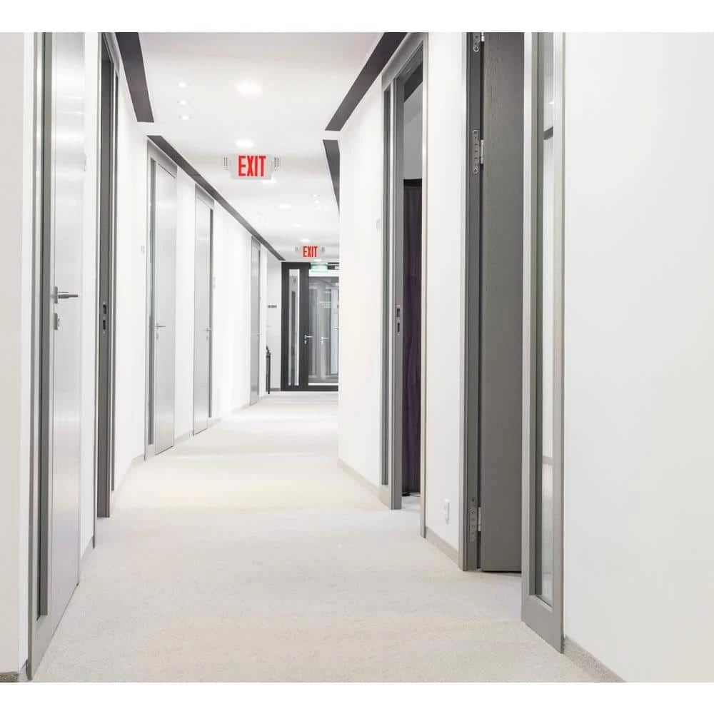 Best Sale ๐ ECL2 Series Slim LED Emergency Exit Sign Combo, Red Lettering by NICOR ๐ 13 Best Sale ๐ ECL2 Series Slim LED Emergency Exit Sign Combo, Red Lettering by NICOR ๐ - Image 11