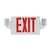 Best Sale 😍 ECL2 Series Slim LED Emergency Exit Sign Combo, Red Lettering by NICOR 🎉 -NICOR Sales Store white red lettering nicor emergency exit lights ecl21unvwhr2 64 1000