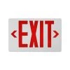 Deals 🤩 EXL4 Series Integrated LED White Emergency Exit Sign, Red Lettering by NICOR 😍 -NICOR Sales Store white red lettering nicor emergency exit lights exl41unvwhr2 64 1000