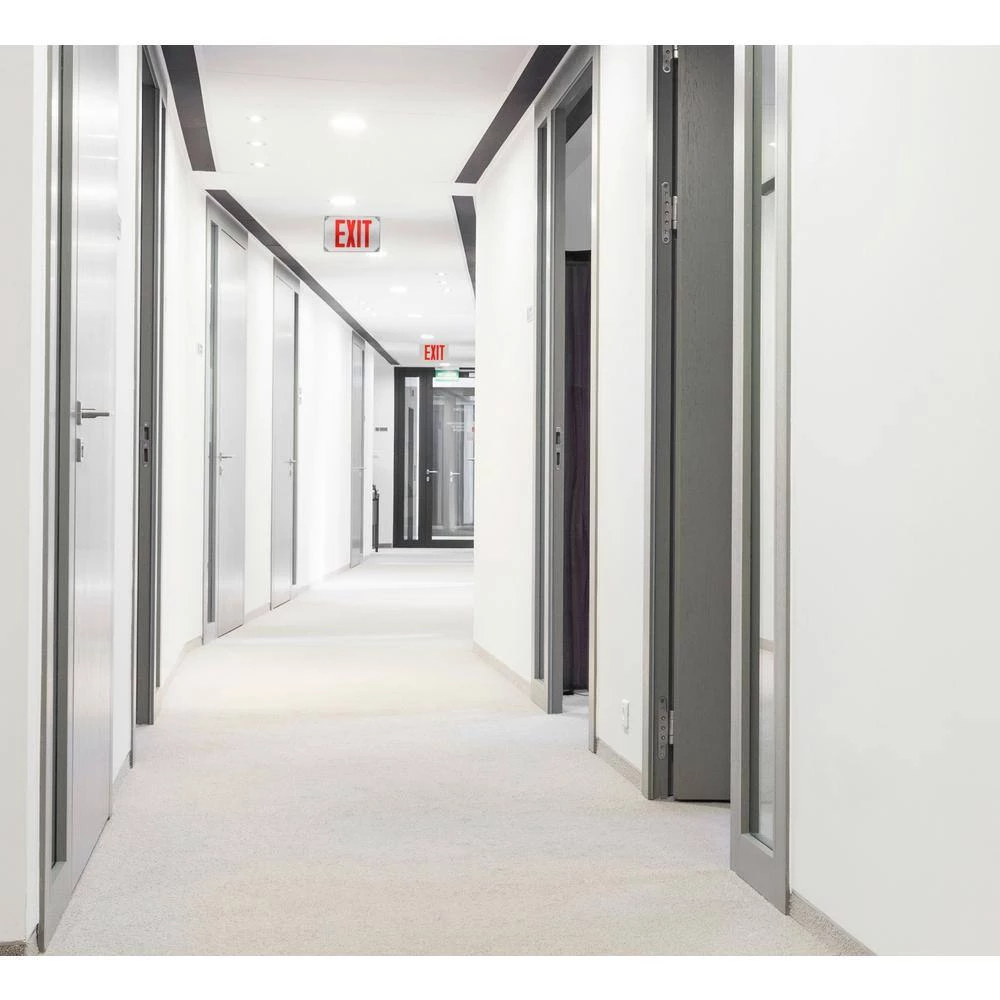 Flash Sale ๐ EXL5 Series 25-Watt Equivalent Integrated LED Outdoor White Emergency Exit Sign, Red Lettering by NICOR โ๏ธ 10 Flash Sale ๐ EXL5 Series 25-Watt Equivalent Integrated LED Outdoor White Emergency Exit Sign, Red Lettering by NICOR โ๏ธ - Image 8