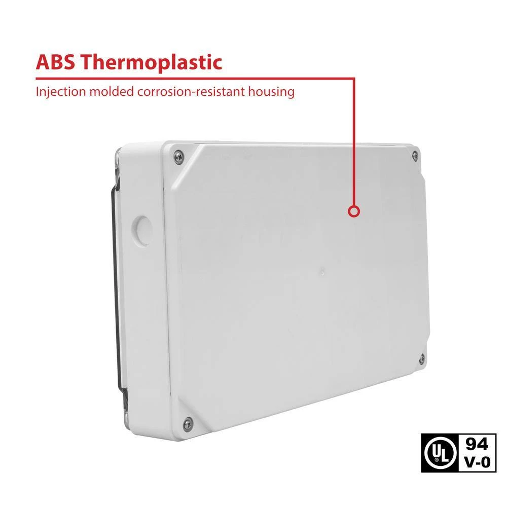 Flash Sale ๐ EXL5 Series 25-Watt Equivalent Integrated LED Outdoor White Emergency Exit Sign, Red Lettering by NICOR โ๏ธ 5 Flash Sale ๐ EXL5 Series 25-Watt Equivalent Integrated LED Outdoor White Emergency Exit Sign, Red Lettering by NICOR โ๏ธ - Image 3