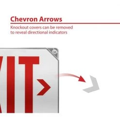 Flash Sale ๐ EXL5 Series 25-Watt Equivalent Integrated LED Outdoor White Emergency Exit Sign, Red Lettering by NICOR โ๏ธ 15 Flash Sale ๐ EXL5 Series 25-Watt Equivalent Integrated LED Outdoor White Emergency Exit Sign, Red Lettering by NICOR โ๏ธ -NICOR Sales Store white red lettering nicor emergency exit lights exl51unvwhr2 a0 1000