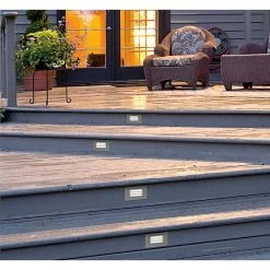 Best deal 🛒 STP Series Hardwire White LED Stair Light with Horizontal and Vertical Faceplates by NICOR 🔥 -NICOR Sales Store white vertical and horizontal nicor stair lights stp 10 120 wh 31 1000