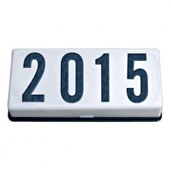 Wholesale 👍 2-Light Low-Voltage White Outdoor Wall Mount Address Light by Yosemite Home Decor 🌟