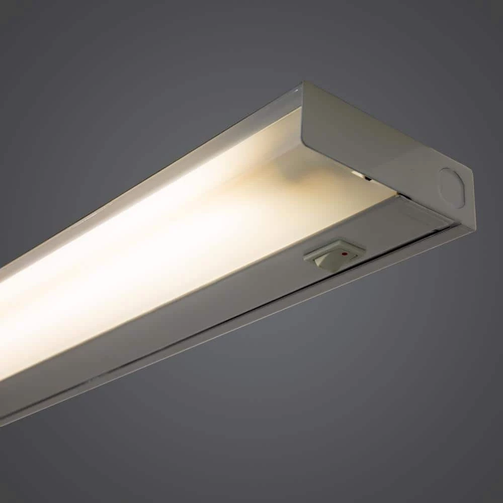 New ๐ฏ Mabel 2-Light White Under Cabinet Light with Electronic Ballast by Yosemite Home Decor ๐งจ 4 New ๐ฏ Mabel 2-Light White Under Cabinet Light with Electronic Ballast by Yosemite Home Decor ๐งจ - Image 3