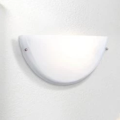 Brand new ⌛ Glacier Point Collection 1-Light White Sconce with Ivory Cloud Glass Shade by Yosemite Home Decor 🎉 -NICOR Sales Store white yosemite home decor wall sconces 1371 1mc 31 1000