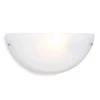 Brand new ⌛ Glacier Point Collection 1-Light White Sconce with Ivory Cloud Glass Shade by Yosemite Home Decor 🎉