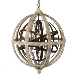 Cheap 😉 5-Light Wood Chandelier by Yosemite Home Decor 🎉